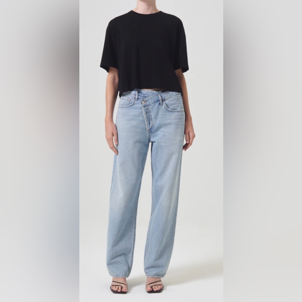 Agolde Criss Cross Upsized Jeans - Size 27